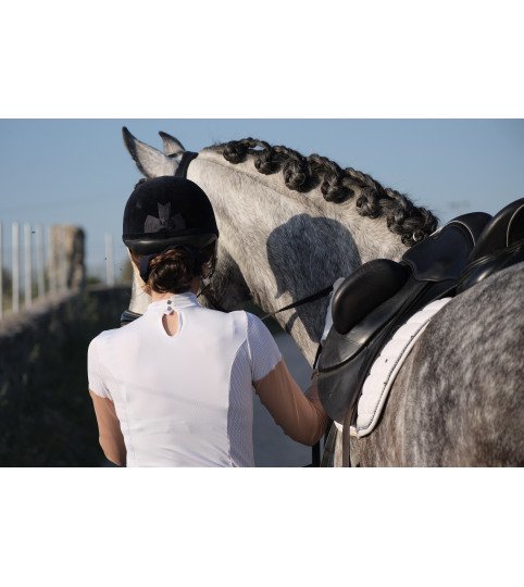 Women's Riding Show Shirt ESSENCE - Long Sleeve, Technical Equestrian Show Apparel