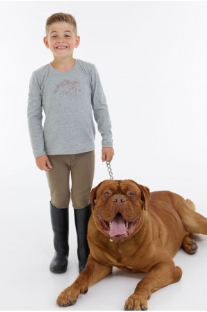 Μπλούζα Ιππασίας για Παιδιά Μακρυμάνικη - IVY, Ιππική Ενδυμασία