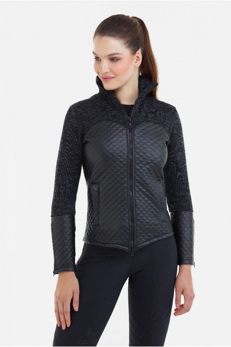 Μπουφάν Ιππασίας με Λεπτομέρειες Αδιάβροχου Υφάσματος - MAJESTY