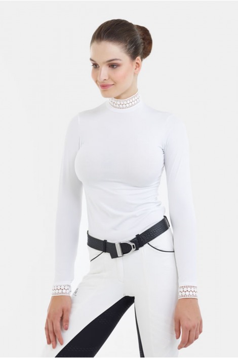 Μπλούζα Αγώνων BELLA LACE - Μακρυμάνικη, Τεχνική Ιππική Ενδυμασία