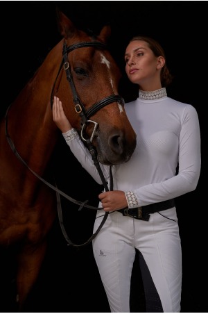 Μπλούζα Αγώνων BELLA LACE - Μακρυμάνικη, Τεχνική Ιππική Ενδυμασία