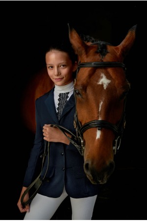 182-302401 Riding Show Jacket PURITY LACE - Cotton Based, Technical Equestrian Apparel