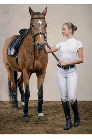 Riding Show Shirt HIGH STYLE - Short Sleeve, Technical Equestrian Apparel