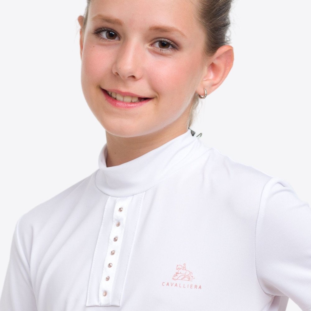 Cavalliera - Turniershirt für Kinder I LOVE CRYSTAL - Kurzar