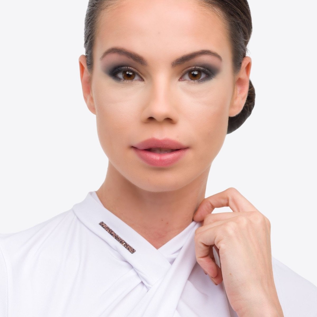 Cavalliera Riding Show Shirt ROSE GOLD CHIC short Equestrian Apparel