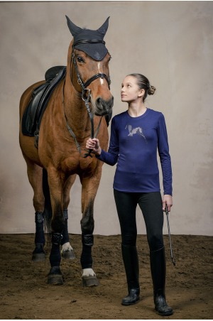 Riding Top for Kids Long Sleeve - SPARKLE, Equestrian Apparel