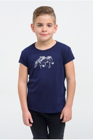 Riding Top for Kids Short Sleeve - IVY, Equestrian Apparel