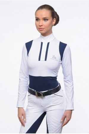 Блуза для выступлений SNAZZY - длинный рукав, спецодежда для конного спорта из технической ткани