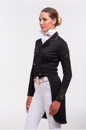 Dressage Tailcoat ROSE GOLD - SECOND SKIN TECHNOLOGY. Softshell. Technical Equestrian Apparel