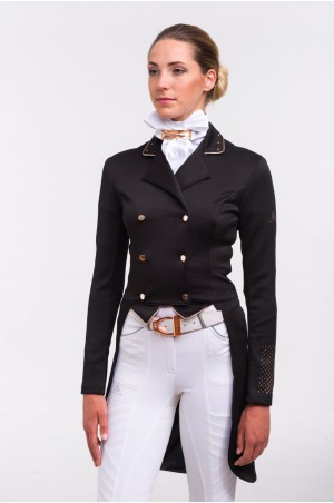 Dressage Tailcoat ROSE GOLD - SECOND SKIN TECHNOLOGY. Softshell. Technical Equestrian Apparel