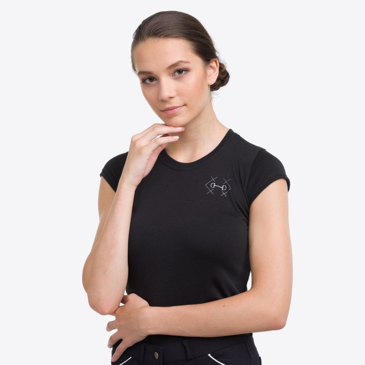 Cavalliera Riding T-Shirt BIT cotton, short sleeve, Equestrian Apparel