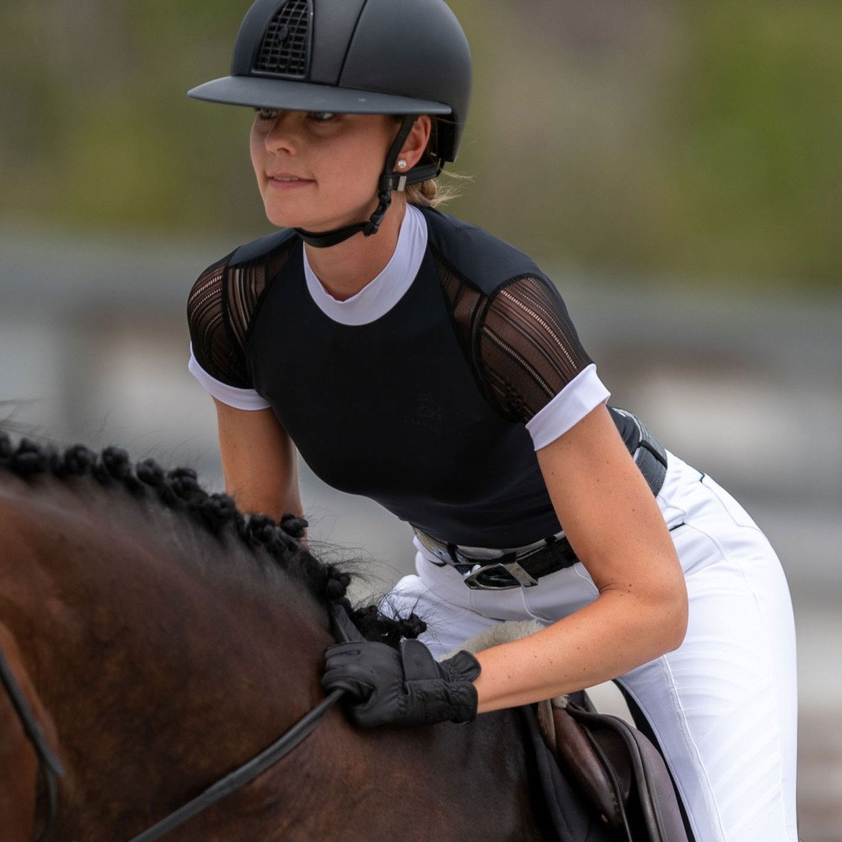 Cavalliera - Riding Show Shirt CONTESSA - short sleeve