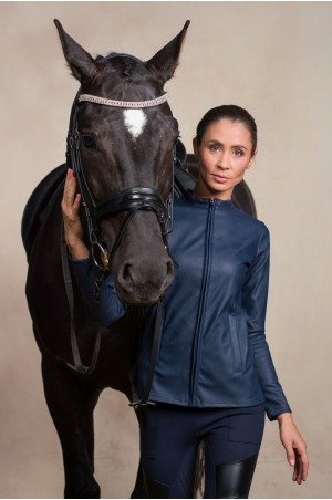 Жакет из искусственной кожи для верховой езды - JAX - спецодежда для конного спорта из технической ткани