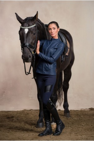 Жакет из искусственной кожи для верховой езды - JAX - спецодежда для конного спорта из технической ткани