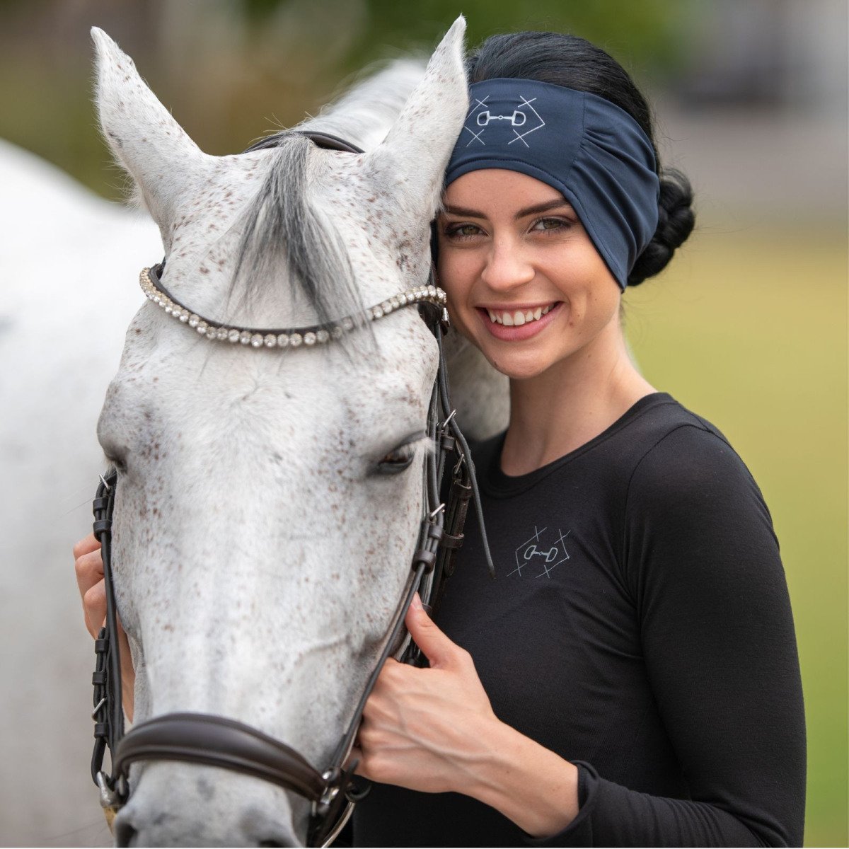 Cavalliera Riding T-Shirt BIT cotton, long sleeve, Equestrian Apparel