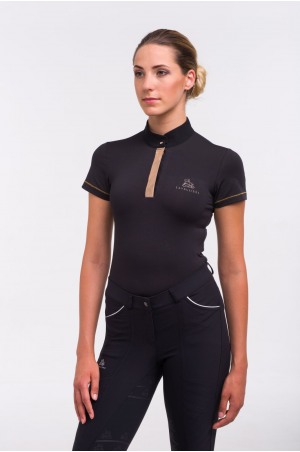 Riding Top ROSE GOLD - Short Sleeve. Technical Equestrian Apparel