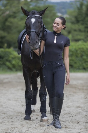 Riding Top ROSE GOLD - Short Sleeve. Technical Equestrian Apparel