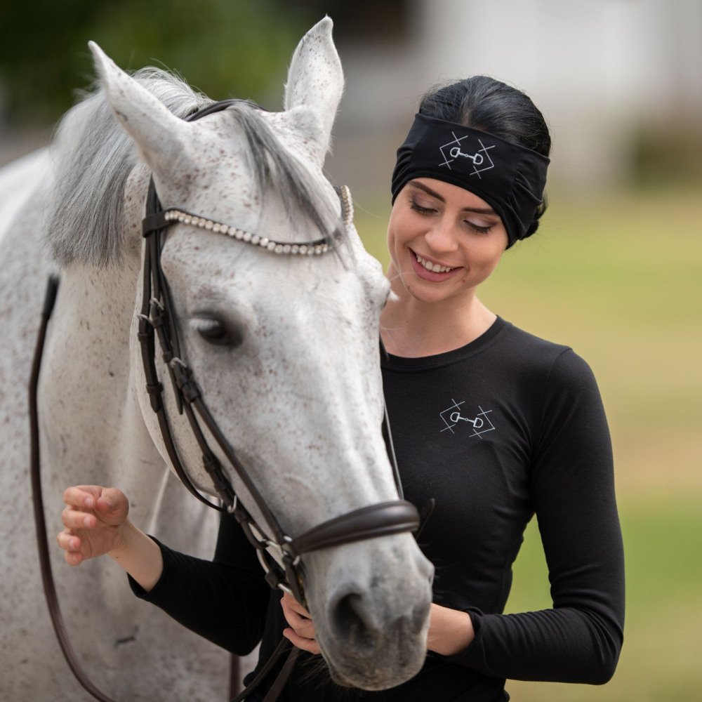 Cavalliera Riding T-Shirt BIT cotton, long sleeve, Equestrian Apparel