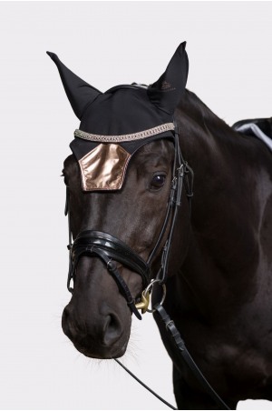 Ушки для лошади из технической ткани, укороченная версия - ROSE GOLD