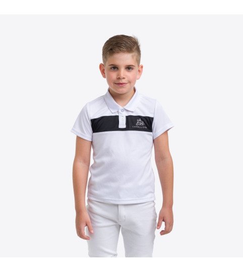 Jungen Turniershirt LOGAN KIDS - Kurzarm, Technische Turnierbekledung