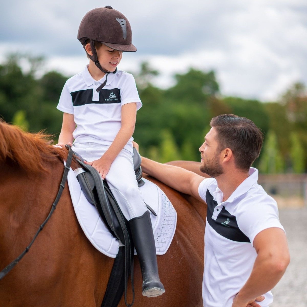 Cavalliera Riding Show Shirt Boy LOGAN KIDS Equestrian Show Apparel