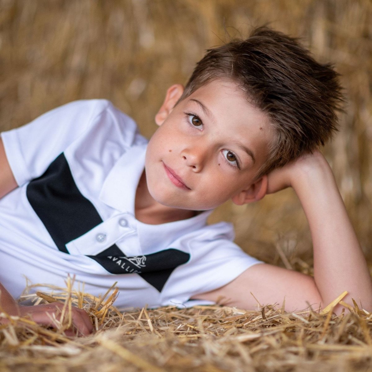 Cavalliera Riding Show Shirt Boy LOGAN KIDS Equestrian Show Apparel