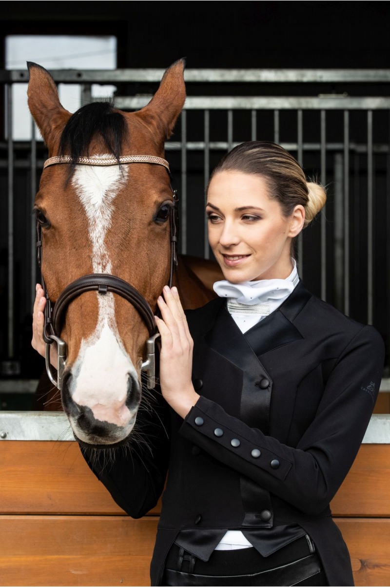 Equestrian Pre Tie Stock Tie Soft For Equestrian Competition For Equestrian 