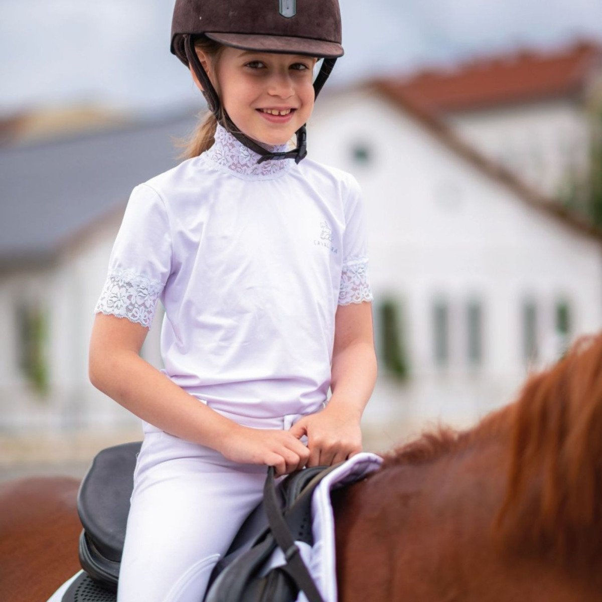 Cavalliera Riding Show Shirt LACY KIDS Equestrian Apparel for girls