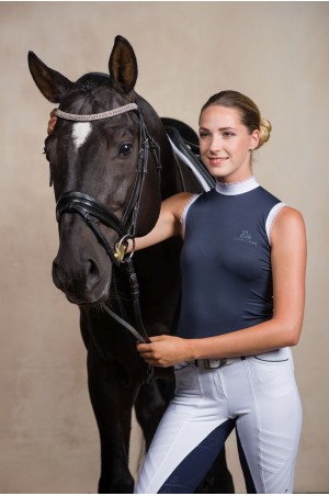 Блуза для выступлений PRINCESS - без рукавов, спецодежда для конного спорта из технической ткани