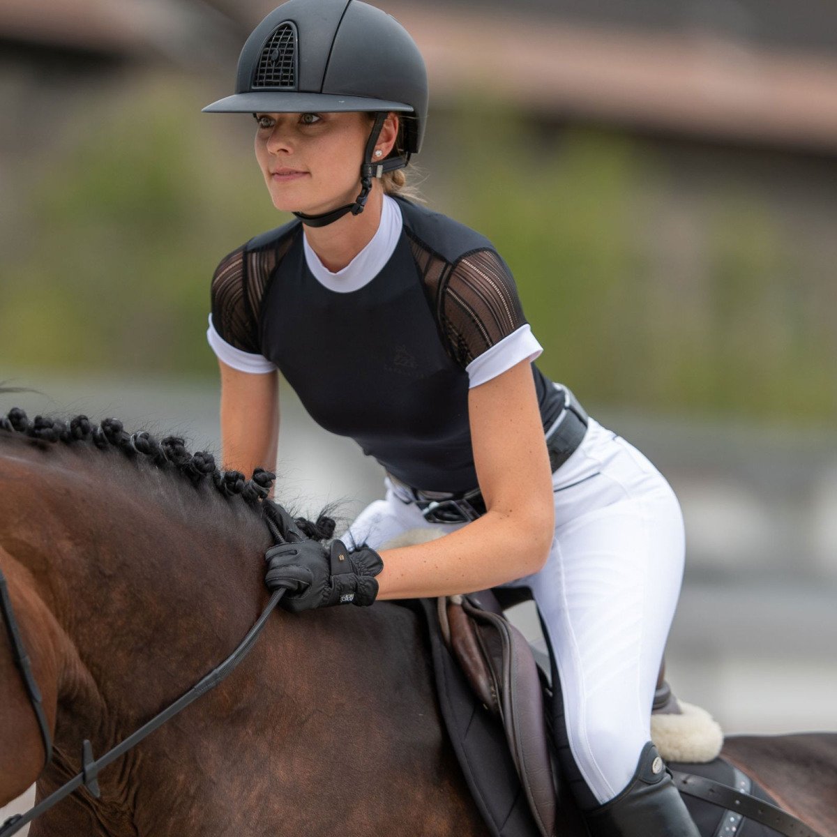 Cavalliera - Riding Show Shirt CONTESSA - short sleeve