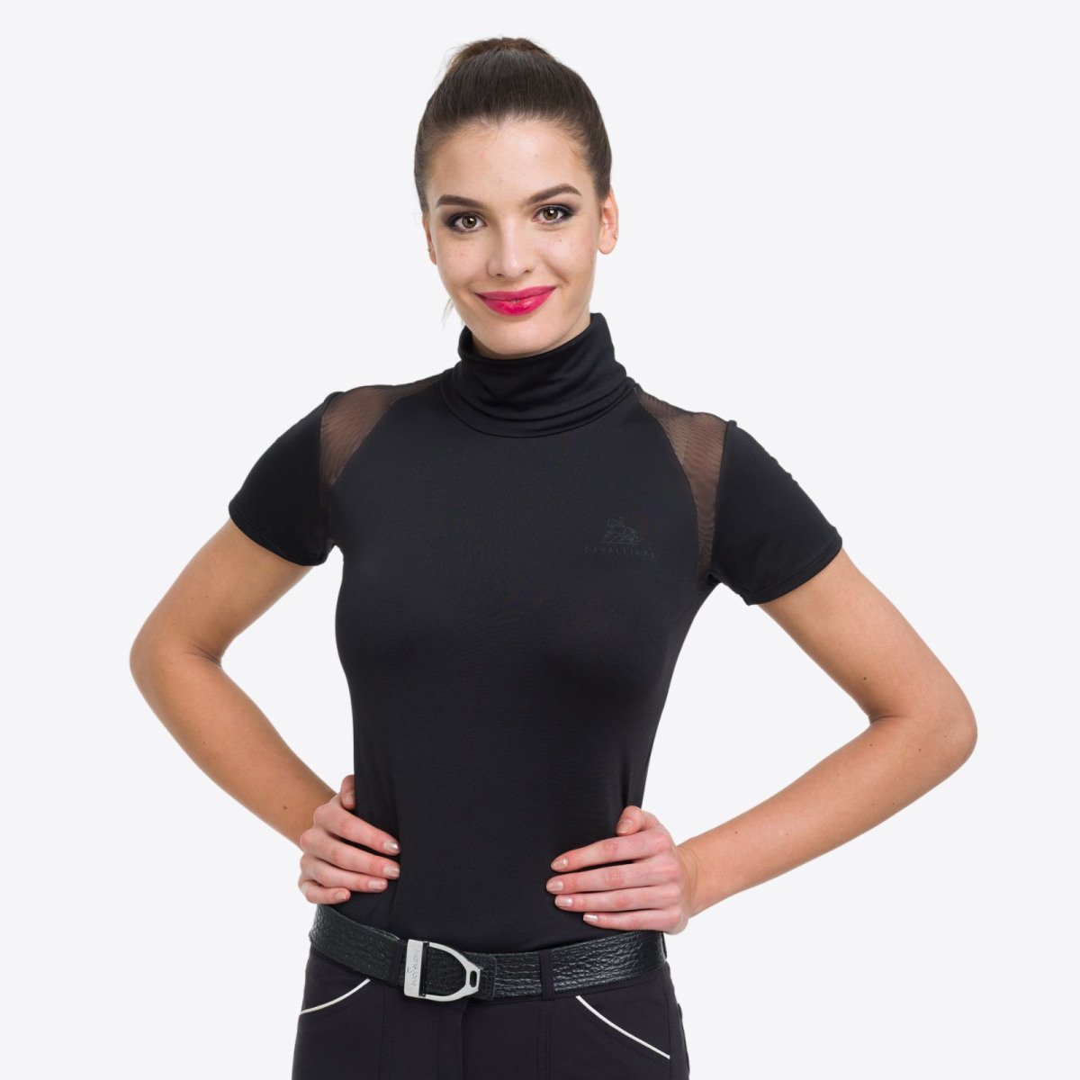 Cavalliera Riding Turtleneck Top FELICITY short for Equestrian Women