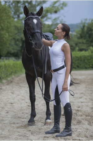Блуза для выступлений PRINCESS - короткий рукав, спецодежда для конного спорта из технической ткани