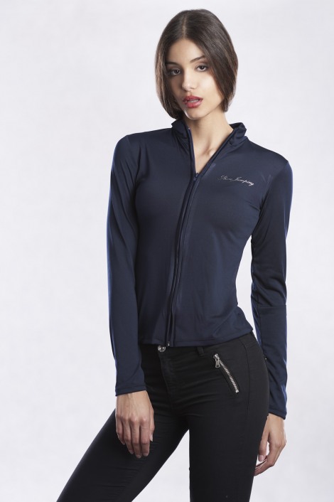 NEW SHOW JUMPING Long Sleeve Zip Up Top