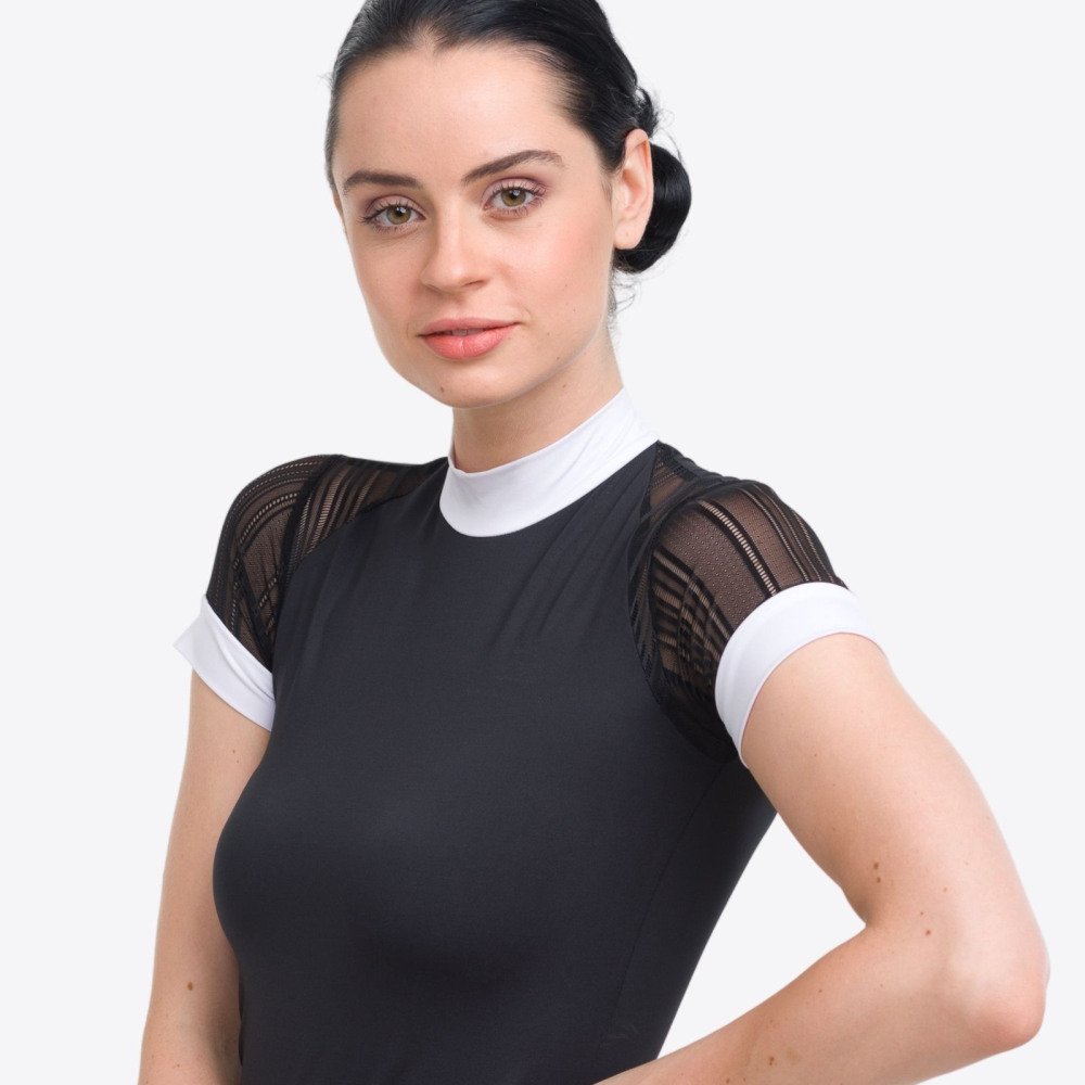 Camiseta de concurso CONTESSA - Manga corta, Ropa hípica de concurso técnica