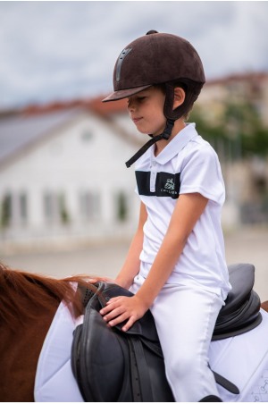 Riding Show Shirt Boy LOGAN KIDS - Short Sleeve, Equestrian Show Apparel