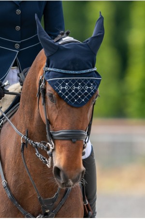 Bonnet d'oreilles pour cheval CRYSTAL BITS-Version courte, Equipement du cheval