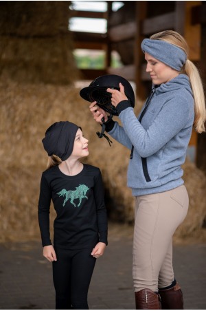 High Performance Riding Hat PONYTAIL KIDS - Equestrian Accessories