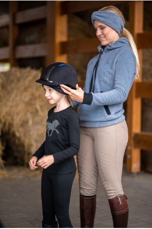 High Performance Riding Hat PONYTAIL KIDS - Equestrian Accessories