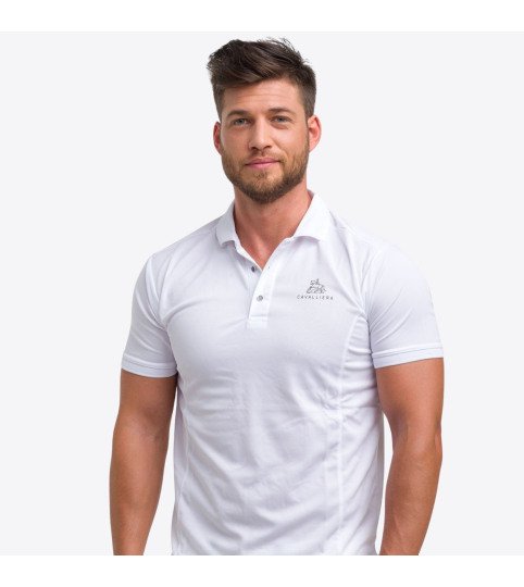 High Performance Riding Show Shirt CAPITAL MAN, pique polo, short sleeve