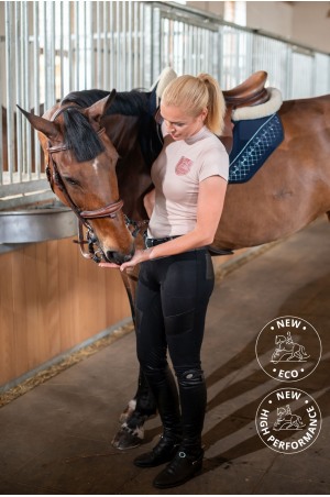 ECO Riding Top Short Sleeve - ROSE GOLD, Technical Equestrian Apparel
