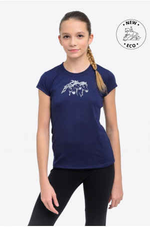 Riding Top for Kids Short Sleeve - IVY, Equestrian Apparel