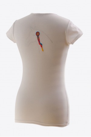 151-160109 Cavalliera CHAMPION Feminine Style Short Sleeve Top