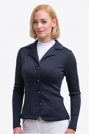 520-101110 Riding Show Jacket  CRYSTAL - SECOND SKIN TECHNOLOGY, Softshell, Technical Equestrian Show Apparel