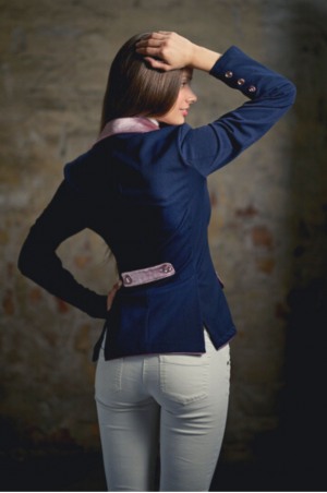 MAUVE SENSATION Competition Jacket with Lacy Mauve Collar an