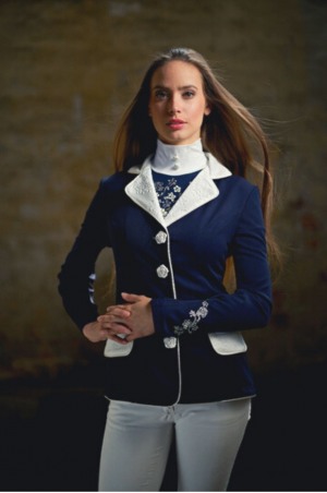FLORAL Competition Jacket with Floral Buttons