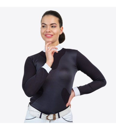Reiten Turniershirt HIGH STYLE - Langarm, Technische Reitsportbekleidung
