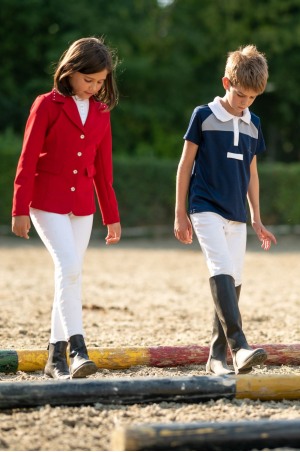 Kid's Riding Show Jacket ILOVE CRYSTAL - Softshell, Technical Equestrian Show Apparel
