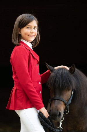 Παιδικό σακάκι αγγώνων ιππασίας ILOVE CRYSTAL- Softshell, Τεχνική ένδυση αγώνων ιππασίας