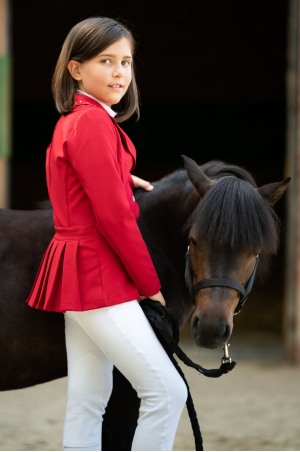 Показная куртка для девочки ILOVE CRYSTAL, Softshell, конная одежда