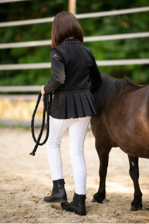 Показная куртка для девочки ILOVE CRYSTAL, Softshell, конная одежда